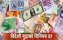 आज अमेरिकी डलरको भाउ बढ्यो, कुन मुद्रा कतिमा हुँदैछ कारोबार ?